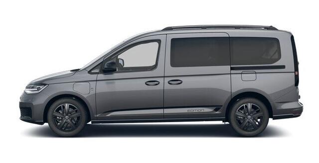 Volkswagen CADDY MAXI 1.5 TSI Hybride DSG Limited Edition, Climatronic, Achterdeuren met ruit, 5-persoons, App connect draadloos, Navigatie, Alarm, LED koplampen, Trekhaak met afneembare kogel