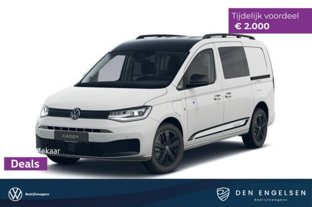 Volkswagen CADDY MAXI Flexible Limited Edition 1.5 eHybrid EU6 85 kW (115 pk) 19,7 kWh 6 versnellingen DSG Caddy Flexible Maxi Limited Edition 1.5 eHybrid DSG, Climatronic, LED koplampen, Achteruitrijcamera