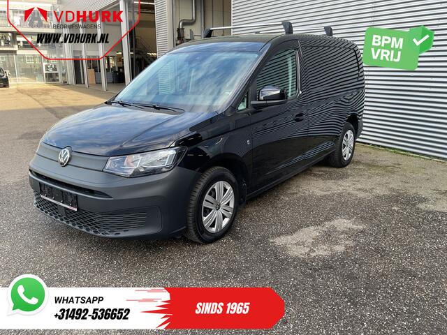 Volkswagen CADDY MAXI Cargo 2.0 TDI 125 pk DSG Aut. Standkachel/ Stoelverw./ Carplay/ Airco/ Dakdragers/ Cruise/ PDC/ Trekhaak
