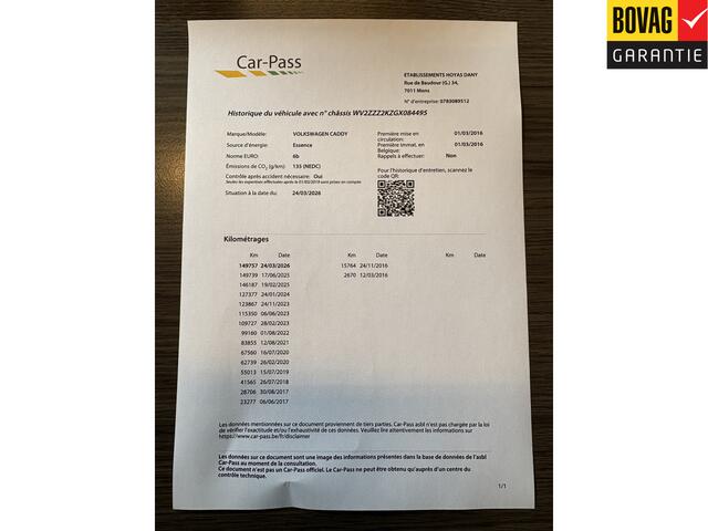 Volkswagen CADDY MAXI 1.4 TSI Trendline 5p 92kw Life ( Achterdeurtjes | Carplay | Android | Trekhaak | parkeersensoren) RIJKLAARPRIJS!