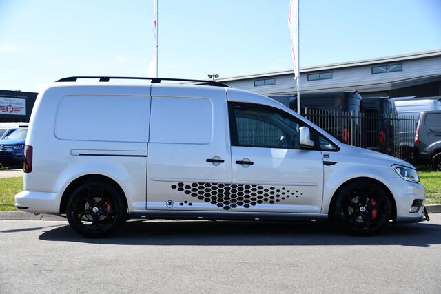 Volkswagen CADDY MAXI 2.0 TDI L2H1 BMT Exclusive PB Edition Cruise, Camera, Carplay, Automaat, 185pk, Alcantara, Sport stoelen, Carbon, Multimedia, Uniek!