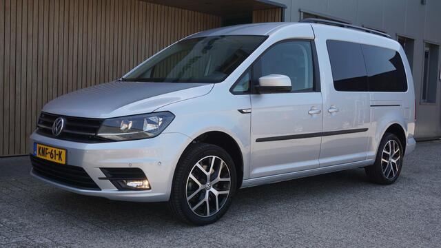 Volkswagen CADDY MAXI 1.4 TSI 125pk 7-Zits Edition 2x Schuifdeur Leder Navi Stoelverwarming 17inch LM *1e Eigenaar* 76062km!