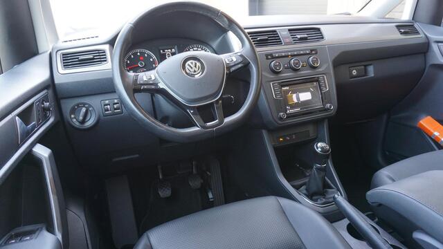 Volkswagen CADDY MAXI 1.4 TSI 125pk 7-Zits Edition 2x Schuifdeur Leder Navi Stoelverwarming 17inch LM *1e Eigenaar* 76062km!