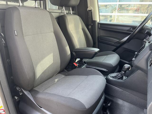 Volkswagen CADDY MAXI 2.0 TDI L2H1 102pk DSG Automaat Airco Trekhaak 1500kg trekgewicht Telefoonverbinding Achterruitrij camera Achterklep Schuifdeur Stuurwielbediening Euro 6