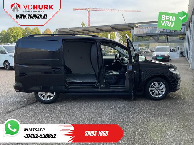 Volkswagen CADDY MAXI Cargo 2.0 TDI 125 pk DSG Aut. Black Edition LED/ Adapt.Cruise/ Leder/ Standkachel/ Carplay/ Stoelverw./ Virtual Cockpit/ Navi/ Airco/ Camera