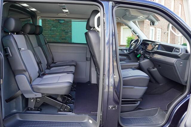 Volkswagen CARAVELLE T6.1 2.0 TDI 204 PK DSG L2H1 DUB/CAB A-Deuren ACC | LED | Leder | Apple Carplay/ Android Auto | Privacy glass |