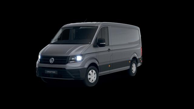 Volkswagen CRAFTER Bedrijfswagens Highline 35 2.0 TDI L3H2 103 kW (140 pk) | Opstaptrede op trekbalk (smal) | Volwaardig reservewiel (inclusief boordgereedschap en krik) | Zijmarkeringslichten | Bijrijdersbank inclusief opbergvak |