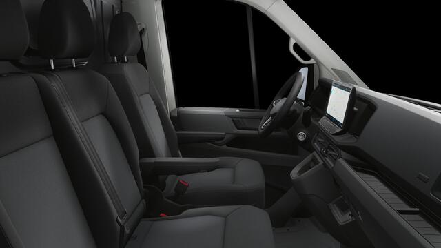 Volkswagen CRAFTER Bedrijfswagens 2.0 35 TDI L3H3 Highline 103kW 140pk 8 versn. auto | Navigatiesysteem Discover Media met 10,4" Touch-kleurendisplay | Volwaardig reservewiel | Middelhoog dak | LED-laadruimteverlichting |