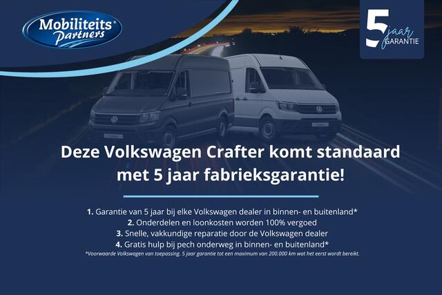 Volkswagen CRAFTER 2.0 TDI L3H3 140pk | Nav Apple Carplay | Cruise | Cam | NIEUW & 5JR GARANTIE | Direct rijden |