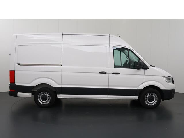 Volkswagen CRAFTER 35 2.0 TDI 140 PK Aut. | L3 H3 | Highline | Stoelverwarming | Parkeercamera | 3-Zits | Volledig Betimmerde Laadruimte | Apple Carplay - Android Auto | Airco | Cruise Control | LED Lampen |