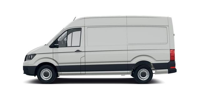 Volkswagen CRAFTER Bedrijfswagens Trendline L3H3 35 (140 pk) 103 kW pk 6 versn. Hand | Vierseizoensbanden | Trekhaak met vaste kogel (inclusief aanhangwagenstabilisator) | Middelhoog dak (h3) | Achteruitrijcamera (rear view) |