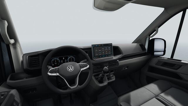 Volkswagen CRAFTER Bedrijfswagens Trendline 2.0 TDI L3H3 (140 pk) 103 kW pk 6 versn. | Middelhoog dak (h3) | App-connect | Comfort bestuurdersstoel | Licht- en regensensor | Stoelbekleding kunstleder "mesh" |