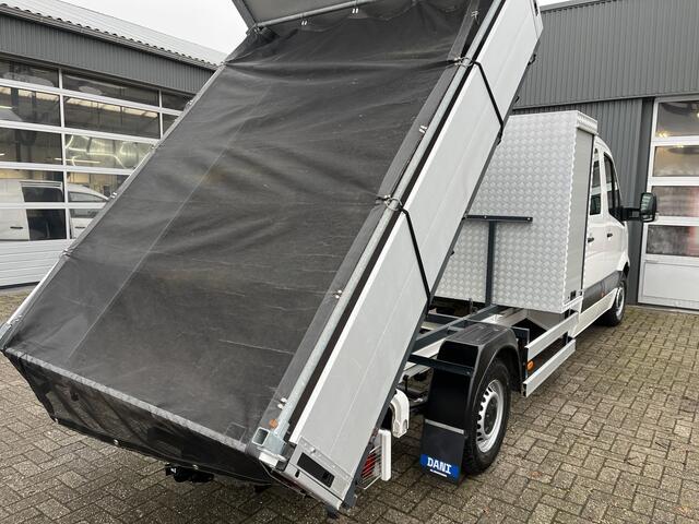 Volkswagen CRAFTER 2.0 TDI DC Kipper 3500kg trekgewicht Euro 6 Airco Cruise controle 6-Persoons Telefoonverbinding Gereedschapskist Kieper Open laadbak Pick-up Bpm vrij 109pk