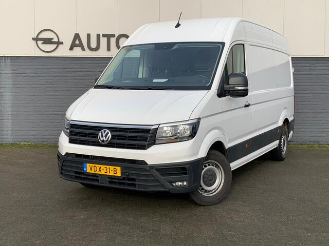 Volkswagen CRAFTER 30 2.0 TDI L3H2 3 Persoons Comfortline Airco Cruise-Control Navigatie Parkeerhulp v/a Licht-Regensensor Dab+ Bluetooth Verwarmbare voorruit+ruitensproeiers Betonplex Lat-om-Lat Betimmering Schuifdeur 1e Eigenaar Euro 6