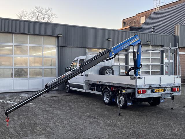 Volkswagen CRAFTER 50 2.0 TDI DC Be Clixstar Palfinger laadkraan Afstandsbediening Airco Cruise controle 3-Persoons Kastinrichting 3100kg laadvermogen kastinrichting Euro 6 Open laadbak Pick-up p-up Bakwagen 1e eigenaar