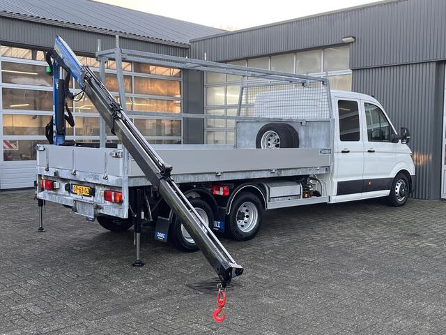 Volkswagen CRAFTER 50 2.0 TDI DC Be Clixstar Palfinger laadkraan Afstandsbediening Airco Cruise controle 3-Persoons Kastinrichting 3100kg laadvermogen kastinrichting Euro 6 Open laadbak Pick-up p-up Bakwagen 1e eigenaar