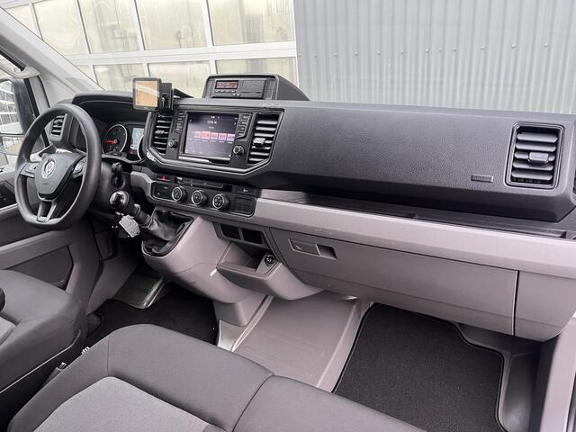 Volkswagen CRAFTER 50 2.0 TDI DC Be Clixstar Palfinger laadkraan Afstandsbediening Airco Cruise controle 3-Persoons Kastinrichting 3100kg laadvermogen kastinrichting Euro 6 Open laadbak Pick-up p-up Bakwagen 1e eigenaar