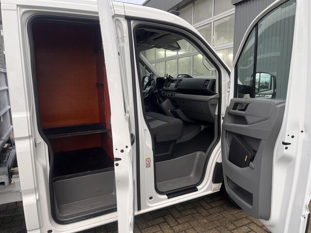 Volkswagen CRAFTER 50 2.0 TDI DC Be Clixstar Palfinger laadkraan Afstandsbediening Airco Cruise controle 3-Persoons Kastinrichting 3100kg laadvermogen kastinrichting Euro 6 Open laadbak Pick-up p-up Bakwagen 1e eigenaar