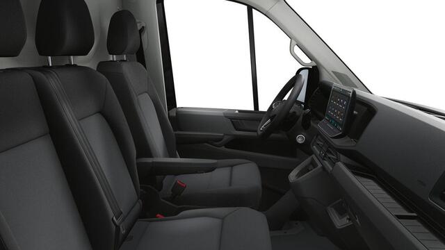 Volkswagen CRAFTER Bedrijfswagens Exclusive L3H3 2.0 TDI 130 kW 177 pk 8 versn. auto | BPM vrij | Diefstalalarm | Opstaptrede in bumper (breed) | Scheidingswand, met bekleding | Stoelverwarming voor bestuurder en bijrijdersstoel |