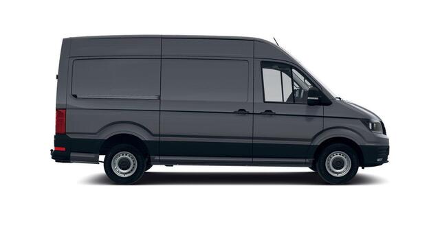 Volkswagen CRAFTER Bedrijfswagens Highline L3H3 2.0 TDI 130 kW 177 pk 8 versn. Auto | BPM vrij | Achterdeuren met ruiten | Bijrijdersbank inclusief opbergvak | Middelhoog dak | Trekhaak met vaste kogel |