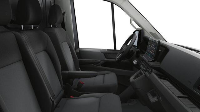 Volkswagen CRAFTER Bedrijfswagens Highline L3H3 2.0 TDI 130 kW 177 pk 8 versn. Auto | BPM vrij | Achterdeuren met ruiten | Bijrijdersbank inclusief opbergvak | Middelhoog dak | Trekhaak met vaste kogel |