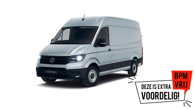 Volkswagen CRAFTER Bedrijfswagens Highline L3H3 2.0 TDI 130 kW 177 pk 8 versn. Auto | BPM vrij | Middelhoog dak | Trekhaak met vaste kogel | Climatronic airconditioning |