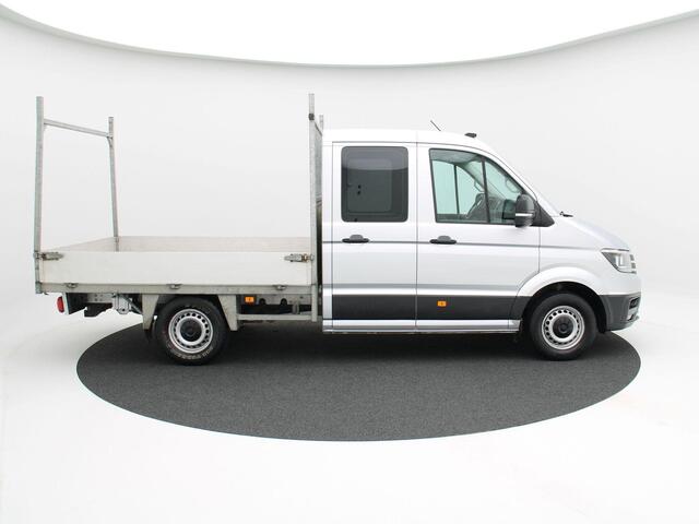 Volkswagen CRAFTER 35 2.0 TDi 140 Pk L3 DC Comfortline | Open Laadbak | 6 Zitplaatsen | Cruise Control | Privacy Glas | Trekhaak