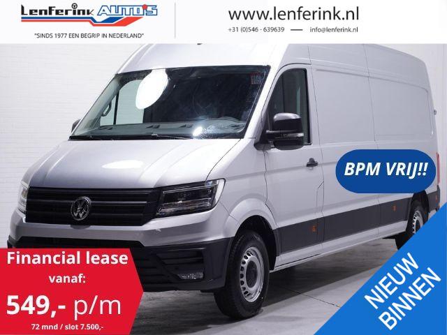 Volkswagen CRAFTER 2.0 TDI 177 pk DSG Aut. L4H3 Navi, Camera LED Koplampen, Cruise Control, PDC V+A, 3-Zits, Nieuw