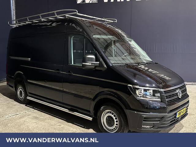 Volkswagen CRAFTER 2.0 TDI L3H3 L2H2 Euro6 Airco | Imperiaal | Cruisecontrol | Trekhaak Parkeersensoren, Sidebars, Bijrijdersbank, trap