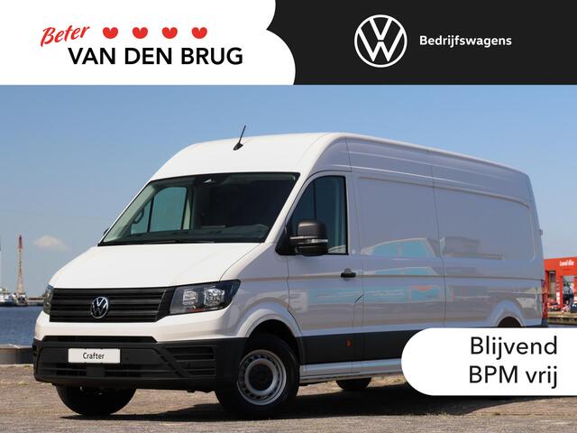 Volkswagen CRAFTER Bedrijfswagens 2.0 TDI L4H3 140PK Trendline | Nieuw model | Airco | Cruise Control | Camera | Bijrijdersbank | Trekhaak |