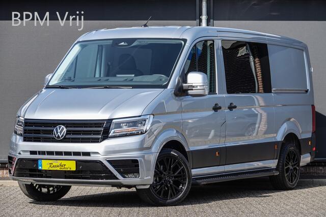 Volkswagen CRAFTER L3H2 | 177Pk Aut. | Dubbele Cabine | 2xSchuifdeur | Nieuw Model | 10,4'' Navigatie | 19'' | Oyster Silver