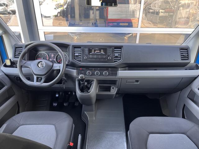 Volkswagen CRAFTER 35 2.0 TDI DC Airco Cruise controle Euro 6 laadbak Voorruit verwarming 6-persoons Open laadbak Pick-up p-up Bakwagen 1e eigenaar