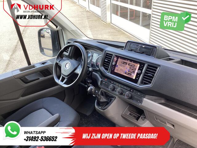 Volkswagen CRAFTER 35 2.0 TDI 180 pk L4H3 BPM VRIJ! RWD Tacho/ 270gr deuren/ 3.5T trekverm./ Navi/ Carplay/ Climate/ Camera/ Cruise/ Trekhaak