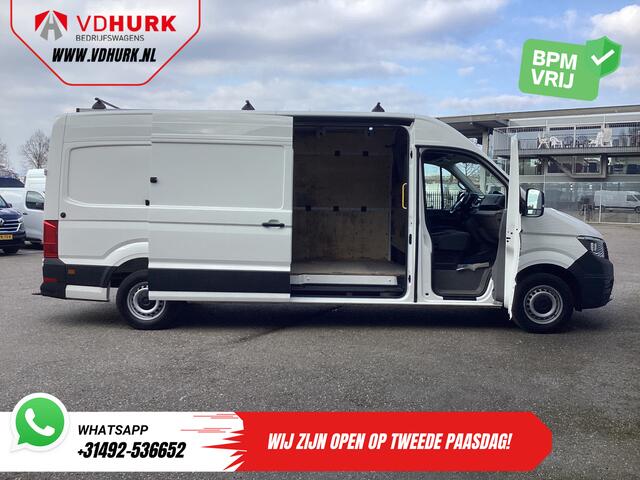 Volkswagen CRAFTER 35 2.0 TDI 180 pk L4H3 BPM VRIJ! RWD Tacho/ 270gr deuren/ 3.5T trekverm./ Navi/ Carplay/ Climate/ Camera/ Cruise/ Trekhaak