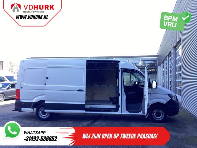 Volkswagen CRAFTER 35 2.0 TDI 180 pk L4H3 BPM VRIJ! RWD 3.5T trekverm./ Climate/ Tacho/ 270Gr.Deuren/ Navi/ Carplay/ Camera/ Cruise/ Trekhaak