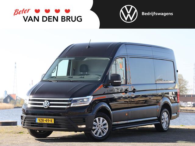 Volkswagen CRAFTER 2.0 TDI 177PK Automaat L3H3 Exclusive 75-Edition | ACC | LED | ErgoComfort Stoel | Climatronic | 2x Schuifdeur | Leder | Camera | Trekhaak | Betimmering |