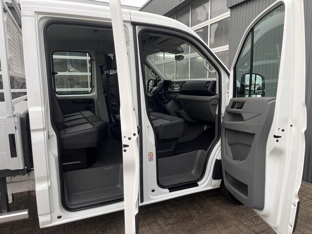 Volkswagen CRAFTER 35 2.0 TDI L4 DC Maxi Airco Cruise Control Open laadbak 7-persoons Euro 6 Open laadbak Pick-up p-up Bakwagen 1e eigenaar Telefoonverbinding