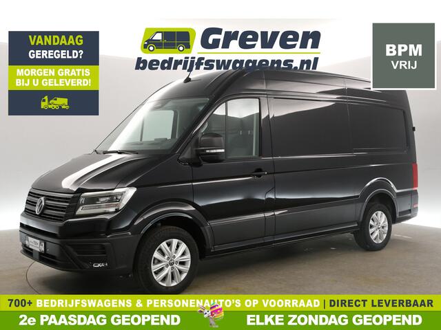 Volkswagen CRAFTER 2.0 TDI DSG HIGHLINE EXCLUSIVE L3H3 | FACELIFT MODEL | BPM VRIJ | NIEUW 3000KG TREKHAAK VIRTUAL ADAPTIVE CRUISE LED 140PK CARPLAY 17"LMV