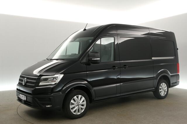 Volkswagen CRAFTER 2.0 TDI DSG HIGHLINE EXCLUSIVE L3H3 | FACELIFT MODEL | BPM VRIJ | NIEUW 3000KG TREKHAAK VIRTUAL ADAPTIVE CRUISE LED 140PK CARPLAY 17"LMV