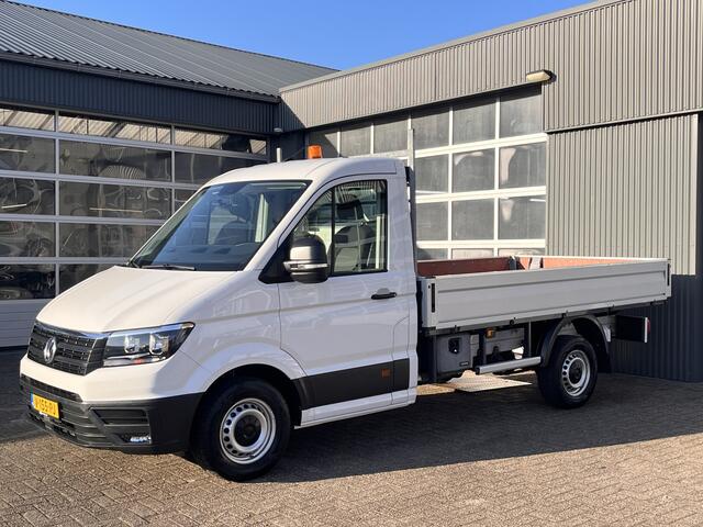 Volkswagen CRAFTER 35 2.0 TDI Airco Cruise Control Trekhaak 3500kg trekgewicht Open laadbak Navigatiesysteem Apple carplay Euro 6 Open laadbak Pick-up p-up Bakwagen 1e eigenaar Telefoonverbinding