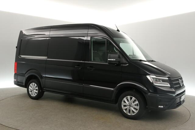 Volkswagen CRAFTER 2.0 TDI DSG HIGHLINE EXCLUSIVE L3H3 | FACELIFT MODEL | BPM VRIJ | NIEUW 3000KG TREKHAAK VIRTUAL ADAPTIVE CRUISE LED 140PK CARPLAY 17"LMV