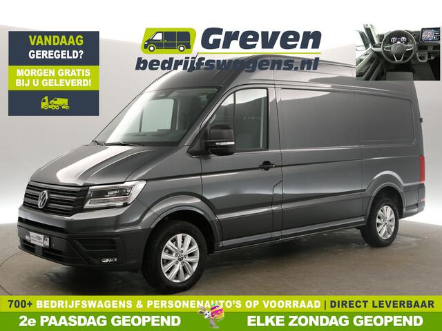 Volkswagen CRAFTER 2.0 TDI DSG HIGHLINE EXCLUSIVE L3H3 | FACELIFT MODEL | BPM VRIJ | NIEUW 3000KG TREKHAAK VIRTUAL ADAPTIVE CRUISE LED 140PK CARPLAY 17"LMV