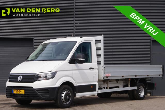 Volkswagen CRAFTER 50 2.0 TDI L4 177PK PICK-UP, 3.5T TREKGEW., DUBBEL LUCHT, CRUISE, AIRCO, BLUETOOTH, OPENLAADBAK, OPEN LAADBAK,