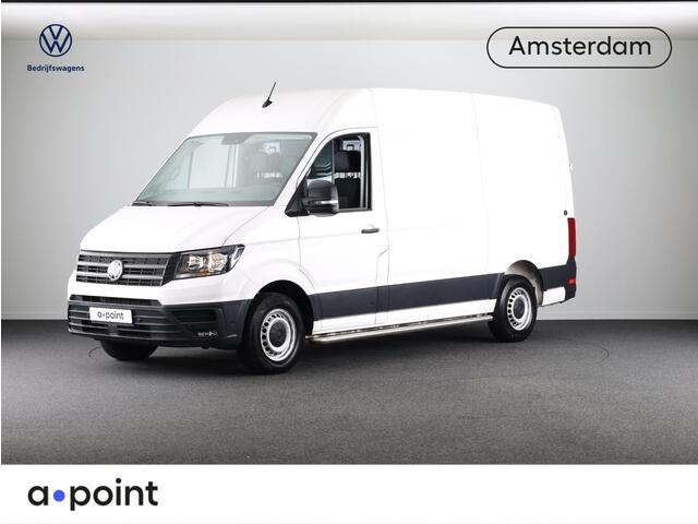 Volkswagen CRAFTER 35 2.0 TDI L3H3 EURO VI 140 pk Automaat (DSG) | Verlengde garantie | Navigatie | Parkeersensoren (Zijflankbescherming) | Achteruitrijcamera | Cruise control | 2 zitplaatsen rechtsvoor |