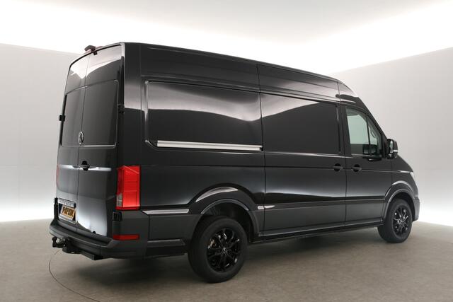 Volkswagen CRAFTER 2.0 TDI DSG HIGHLINE EXCLUSIVE L3H3 | FACELIFT MODEL | BPM VRIJ | NIEUW 3000KG 2XSCHUIFDEUR TREKHAAK VIRTUAL ADAPTIVE CRUISE LED 140PK CARPLAY 17"LMV