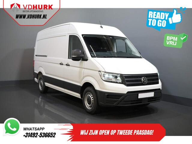 Volkswagen CRAFTER 35 2.0 TDI 140 pk DSG Aut. L3H3 BPM VRIJ! LED/ Virtual Cockpit/ Camera/ Cruise/ Carplay/ Gev.Stoel