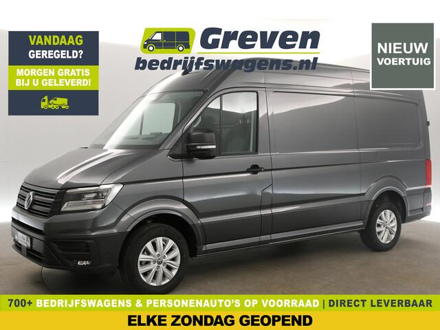 Volkswagen CRAFTER 2.0 TDI DSG HIGHLINE EXCLUSIVE L3H3 | FACELIFT MODEL | BPM VRIJ | NIEUW 3000KG TREKHAAK VIRTUAL ADAPTIVE CRUISE LED 140PK CARPLAY 17"LMV