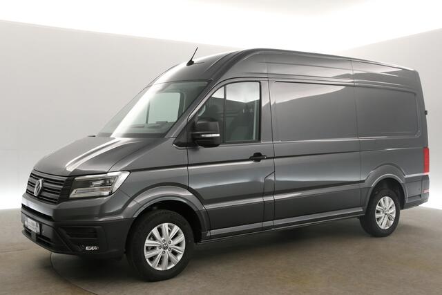 Volkswagen CRAFTER 2.0 TDI DSG HIGHLINE EXCLUSIVE L3H3 | FACELIFT MODEL | BPM VRIJ | NIEUW 3000KG TREKHAAK VIRTUAL ADAPTIVE CRUISE LED 140PK CARPLAY 17"LMV