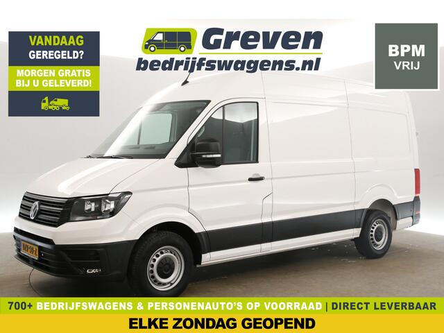Volkswagen CRAFTER 30 2.0 TDI L3H3 | BPM Vrij | 3000KG Trekgew. 140PK Airco Cruise Carplay Navi PDC 3 Persoons Elektrpakket