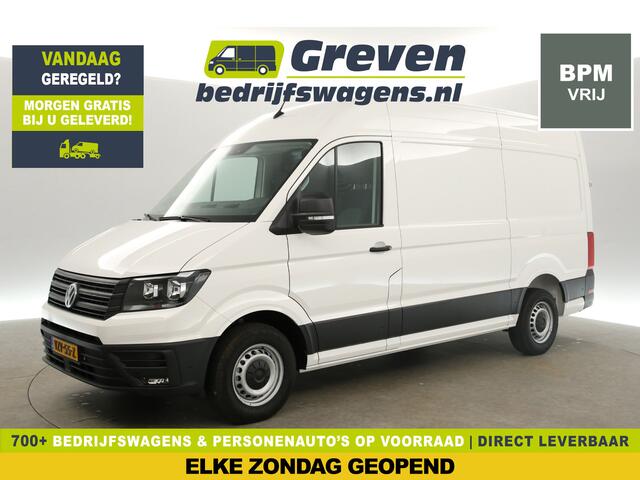 Volkswagen CRAFTER 30 2.0 TDI L3H3 | BPM Vrij | 140PK | Airco Cruise Carplay Navigatie Parkeersensoren 3 Persoons